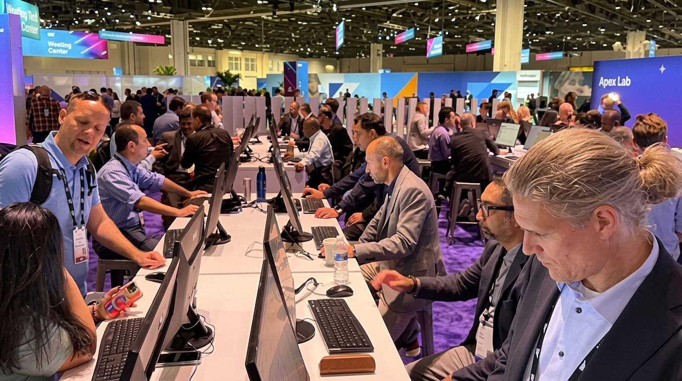 Hands-on workstations at the SAP Agent Lab